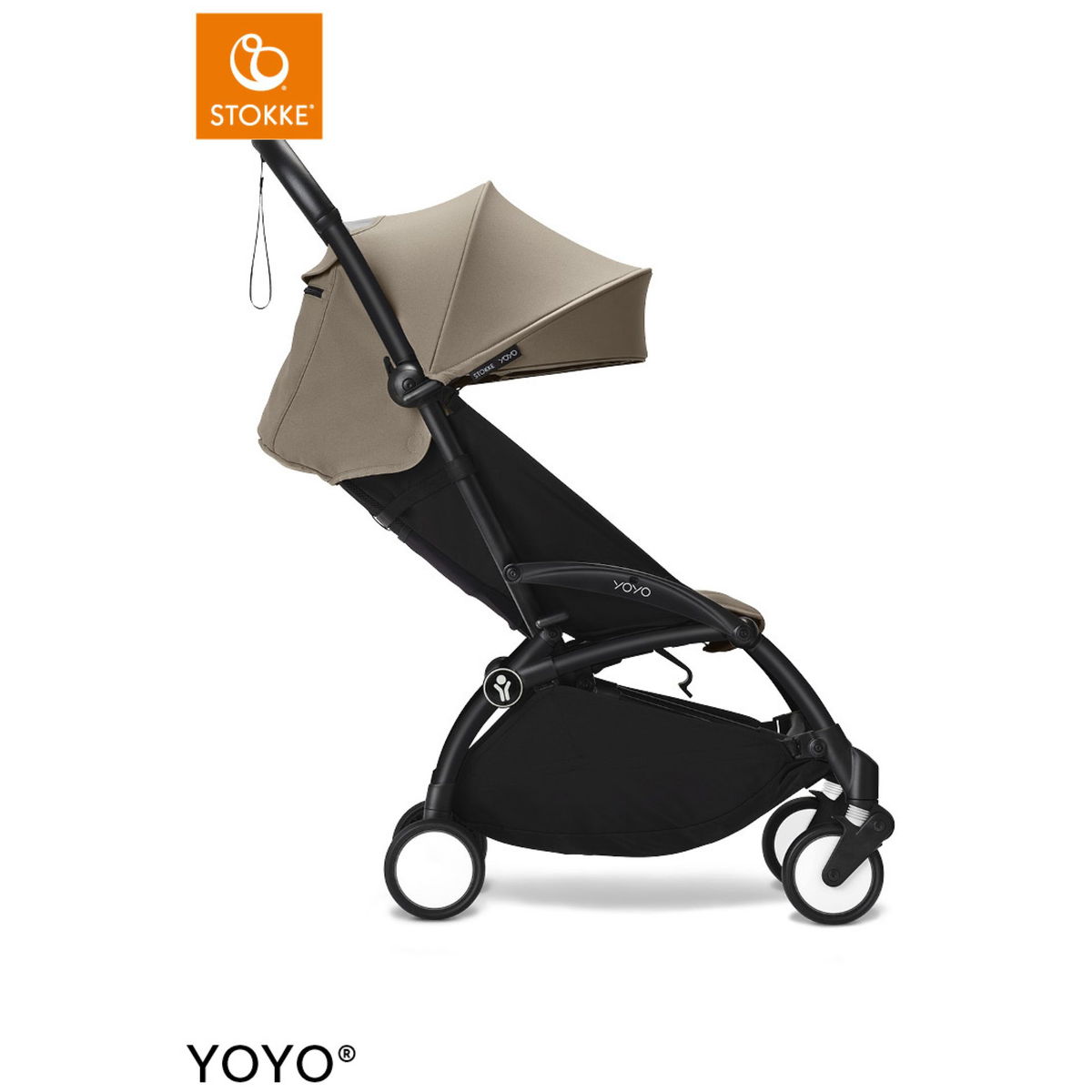 STOKKESTOKKE   YOYO³ 6+ black taupe