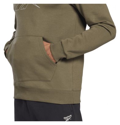 Sweat à capuche Reebok Identity Logo Camo Khaki