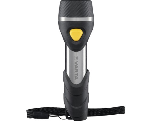 Varta LED-zaklamp, 20 m straalbereik, 5 LED's, inclusief 1x AA-batterij, Day Light Multi F10, zwart/zilver