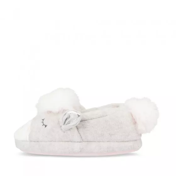Chaussons licorne GRIS NINI & GIRLS