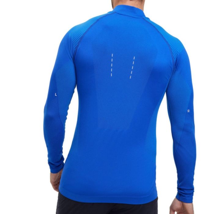 Falke Herre Trøjer RU Long Sleeve Tee Warm Blå