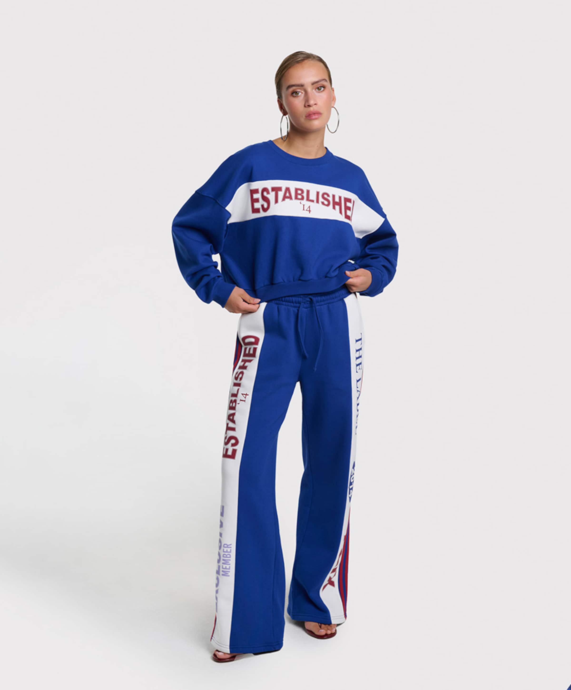 Alix The Label Dames sweater blauw