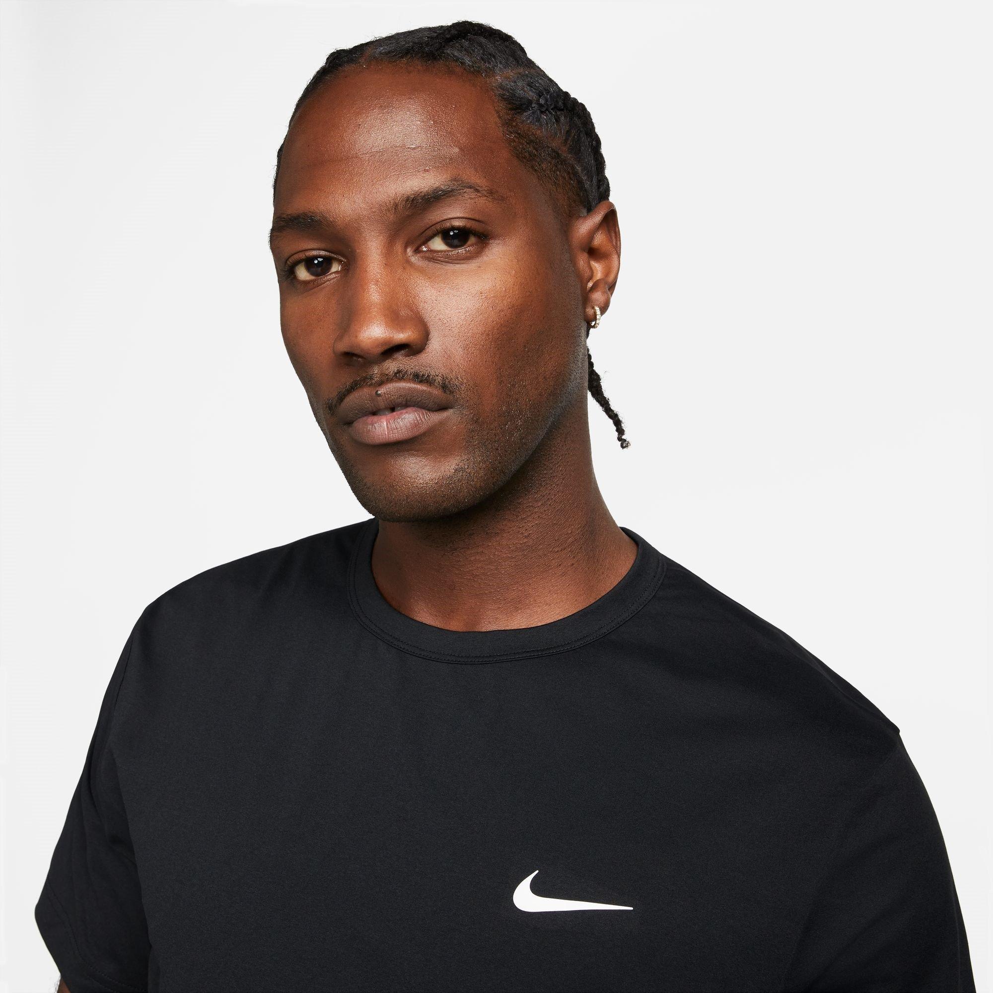 Nike Dri FIT UV Hyverse Mens Short Sleeve Fitness Top