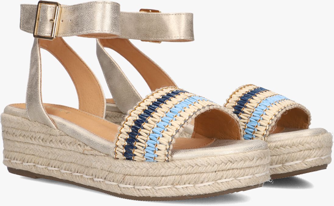 gouden ayana sandalen met hak 0047-71