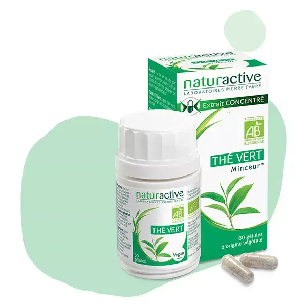 Chá Verde Orgânico Naturaactive - 60 cápsulas