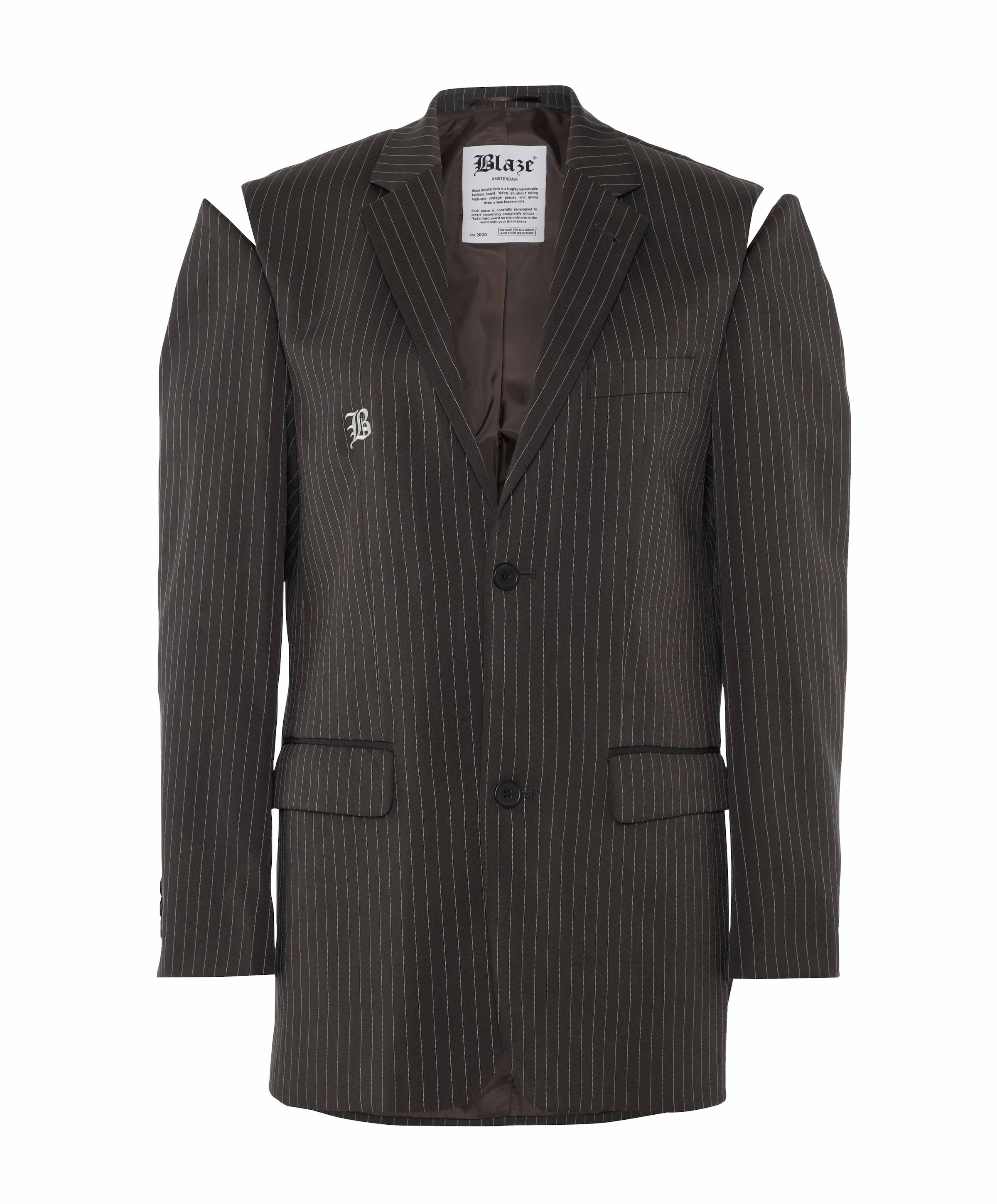 Blaze Amsterdam Dames blazer grijs