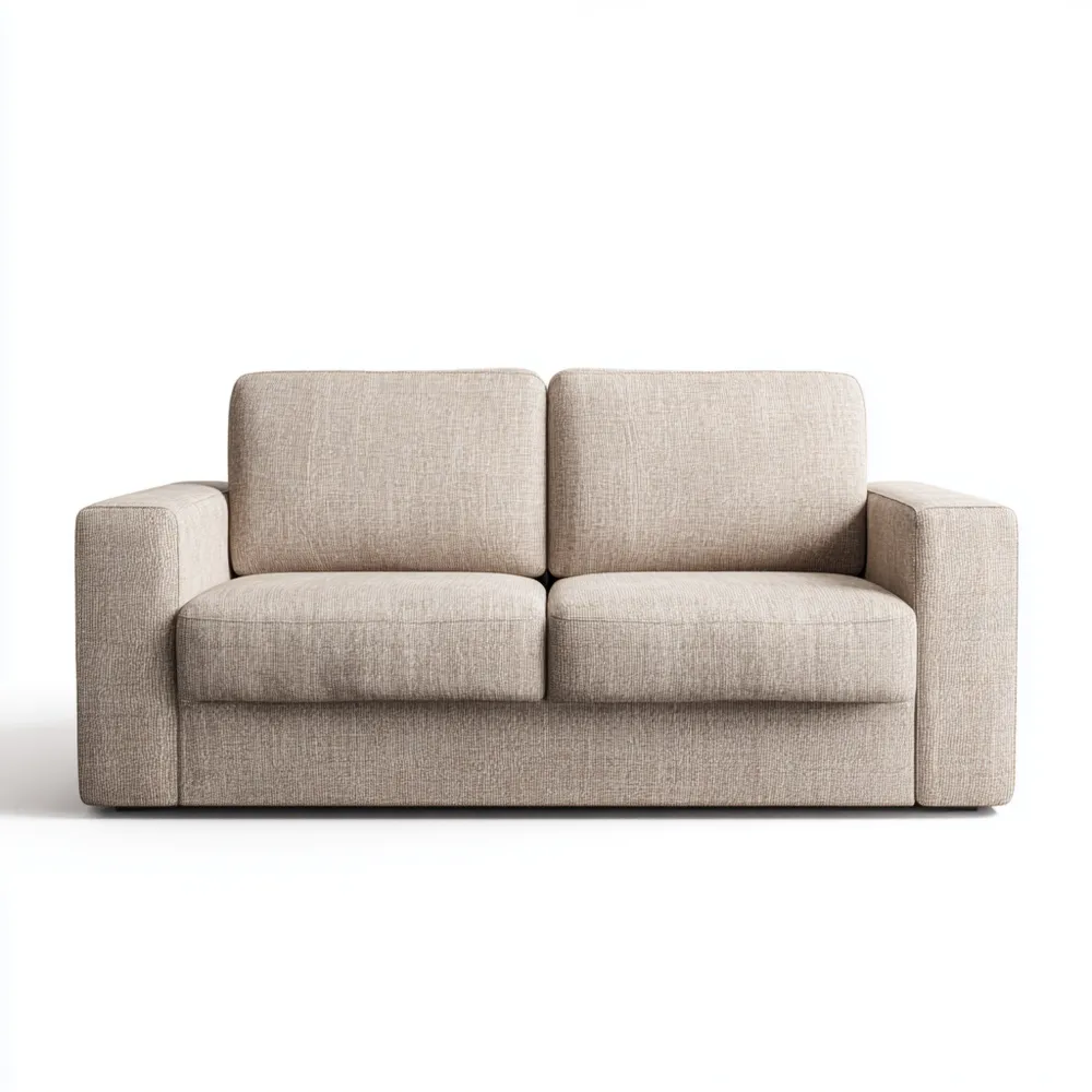 2-Sitzer Sofa Stoff 180x90x85 cm – Beige – Modernes Design