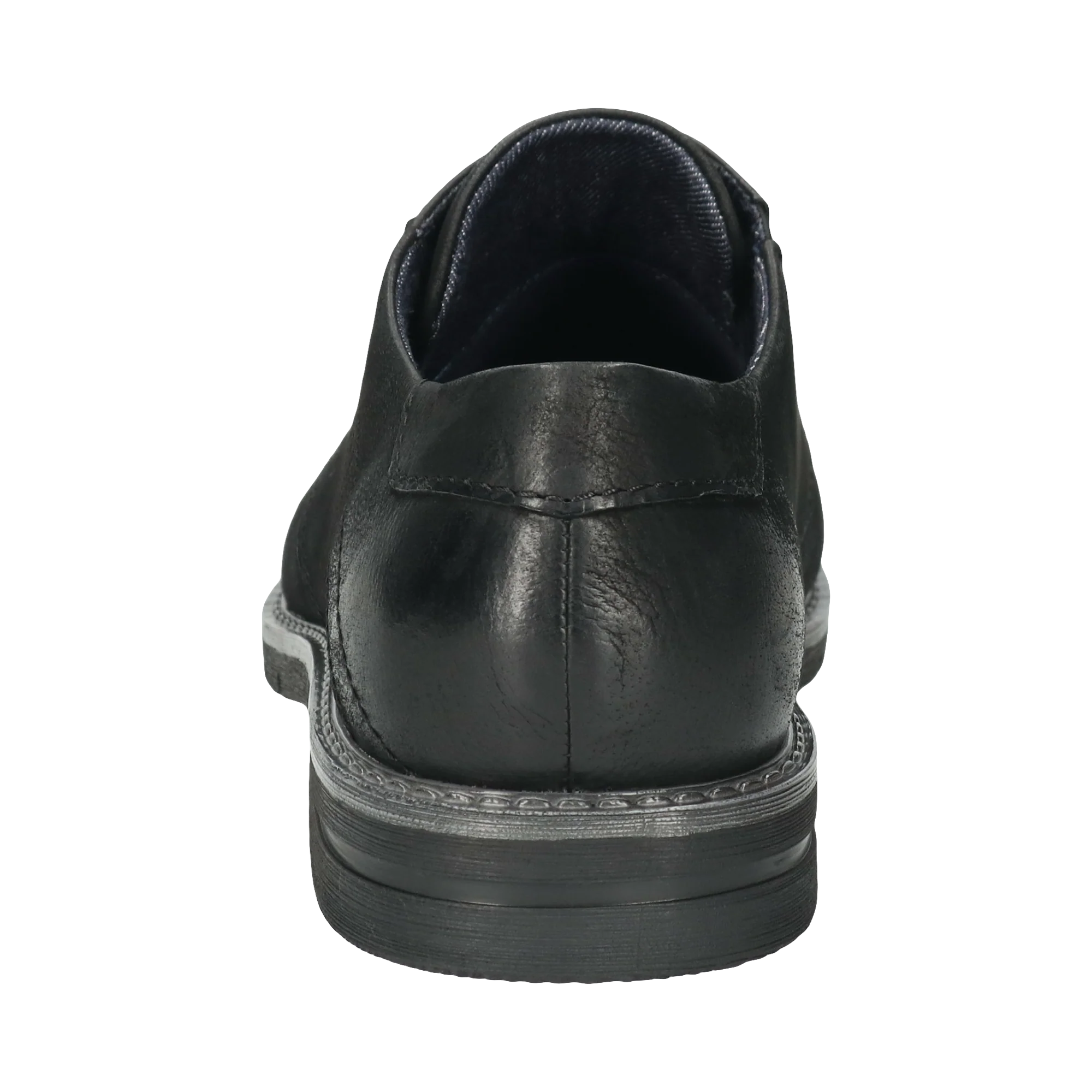 Leder Business Schnürer schwarz