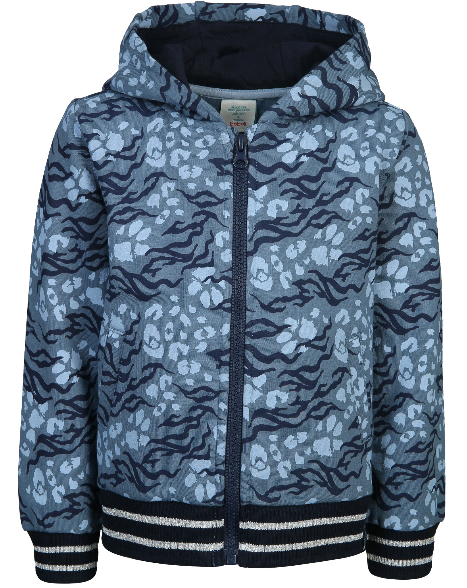 Kapuzen-Sweatjacke BRILLAR in blau
