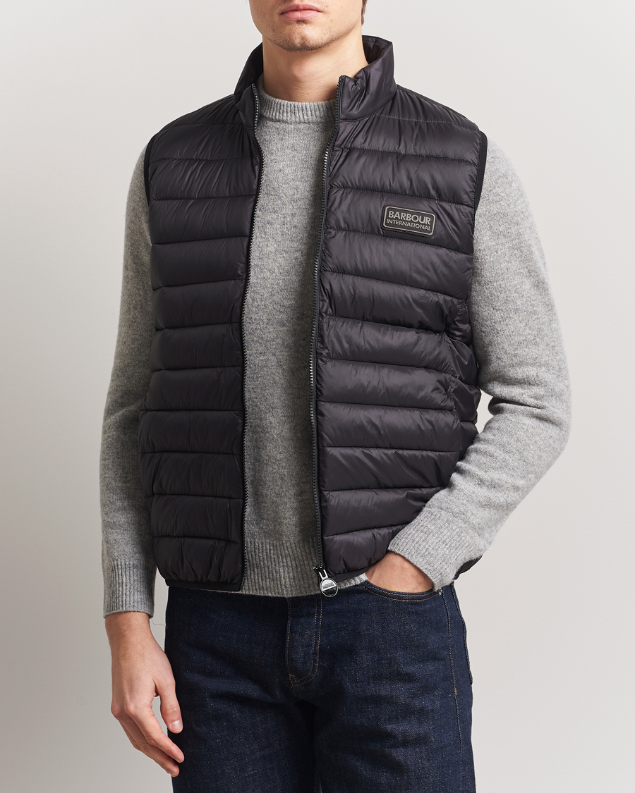 Barbour International Trer Reed Puffer Gilet  Black