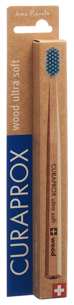 CURAPROX wood ultra soft toothbrush<br>1 Stück, Karton