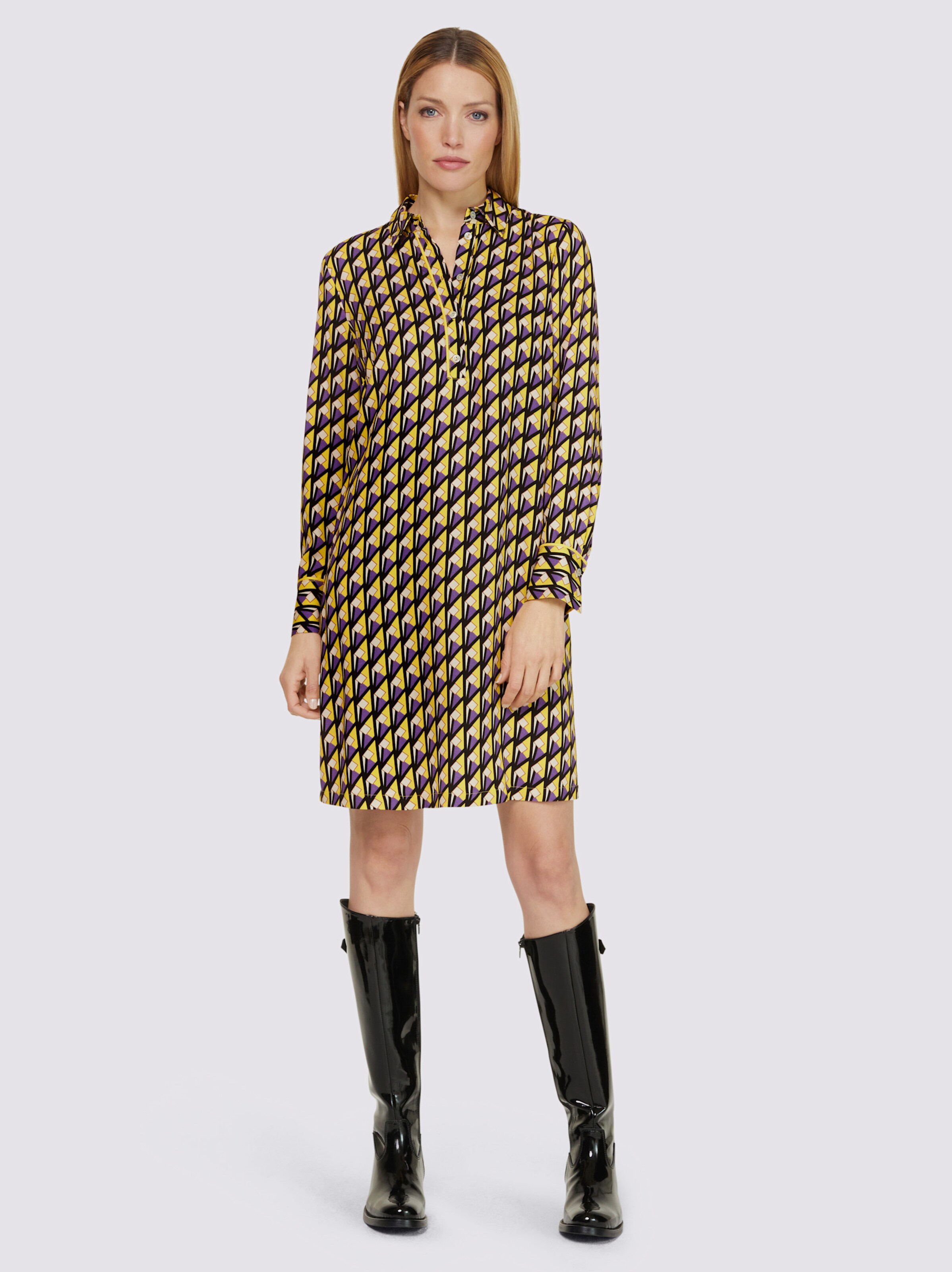 Druck-Kleid