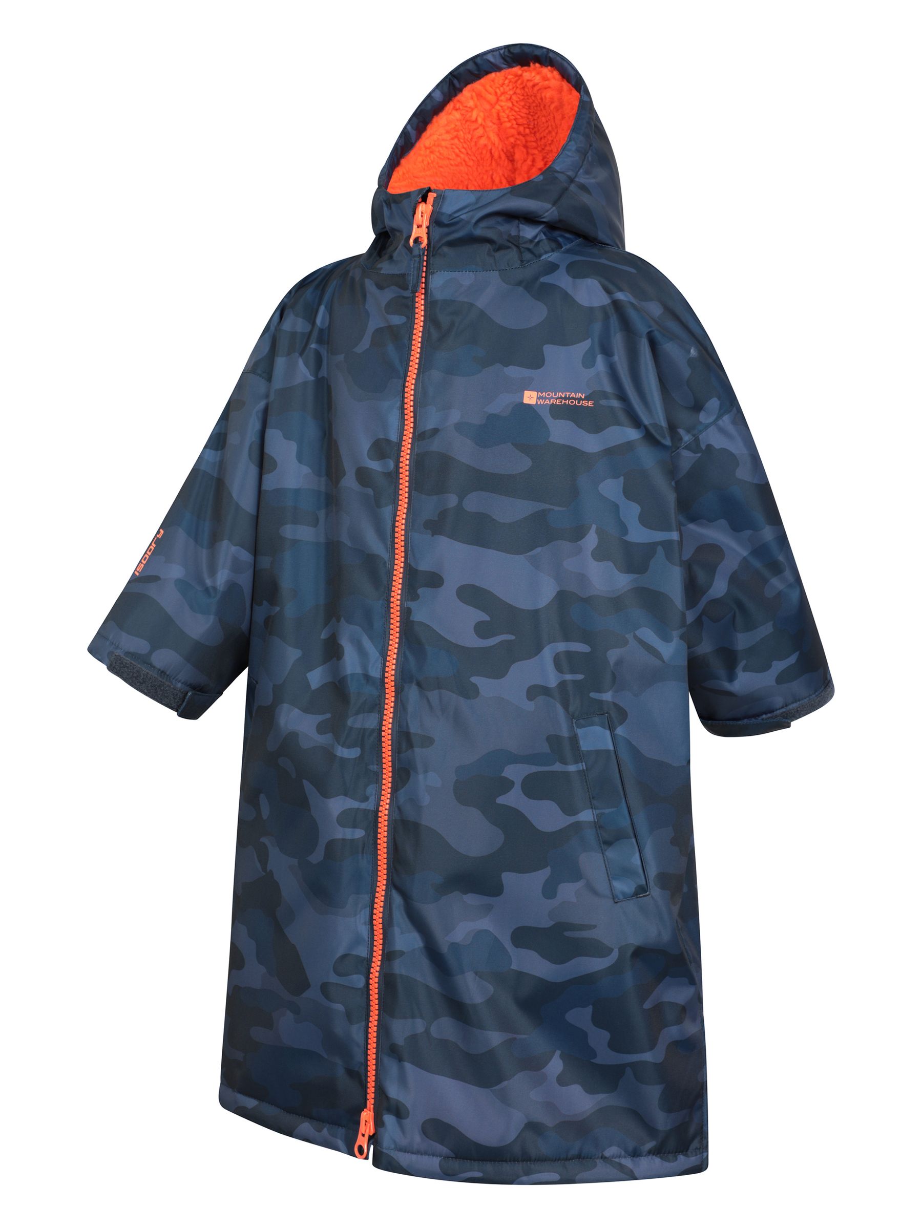 Mountain Warehouse Tidal bedrukte waterdichte omkleedjas voor kinderen