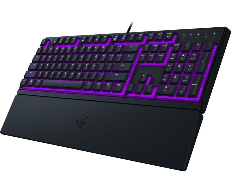Razer Gaming-Tastatur Ornata V3 X Flache Mecha-Membran-RGB-Gaming-Tastatur mit CH-Layout