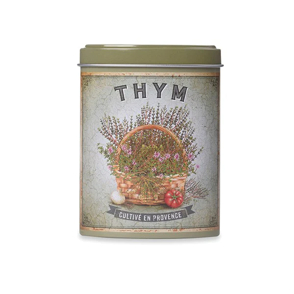 Thym de Provence avec boite verseuse en métal 20 gr