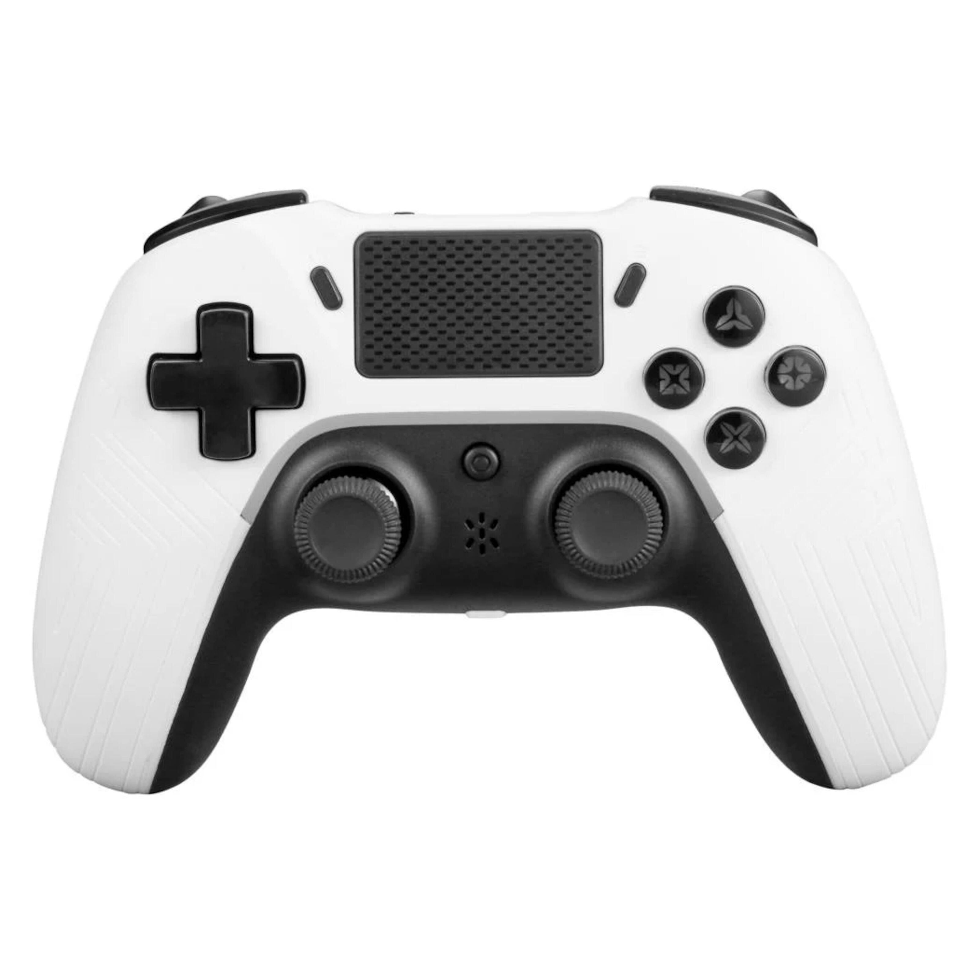 Deltaco Trådløs håndkontroller for PS4 og PC Hvit