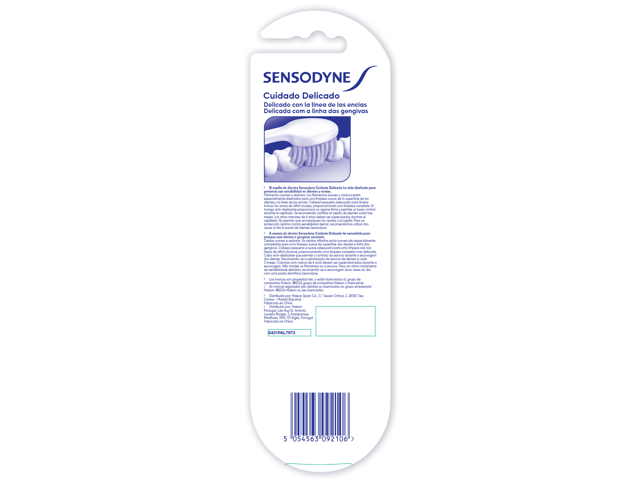 ESCOVA DENTES SENSODYNE CUIDADO DELICADO SUAVE 2UN