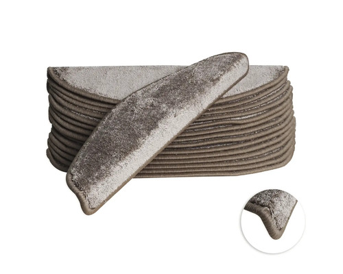 Traptredeset Sweet taupe 20x65 cm 15-delig
