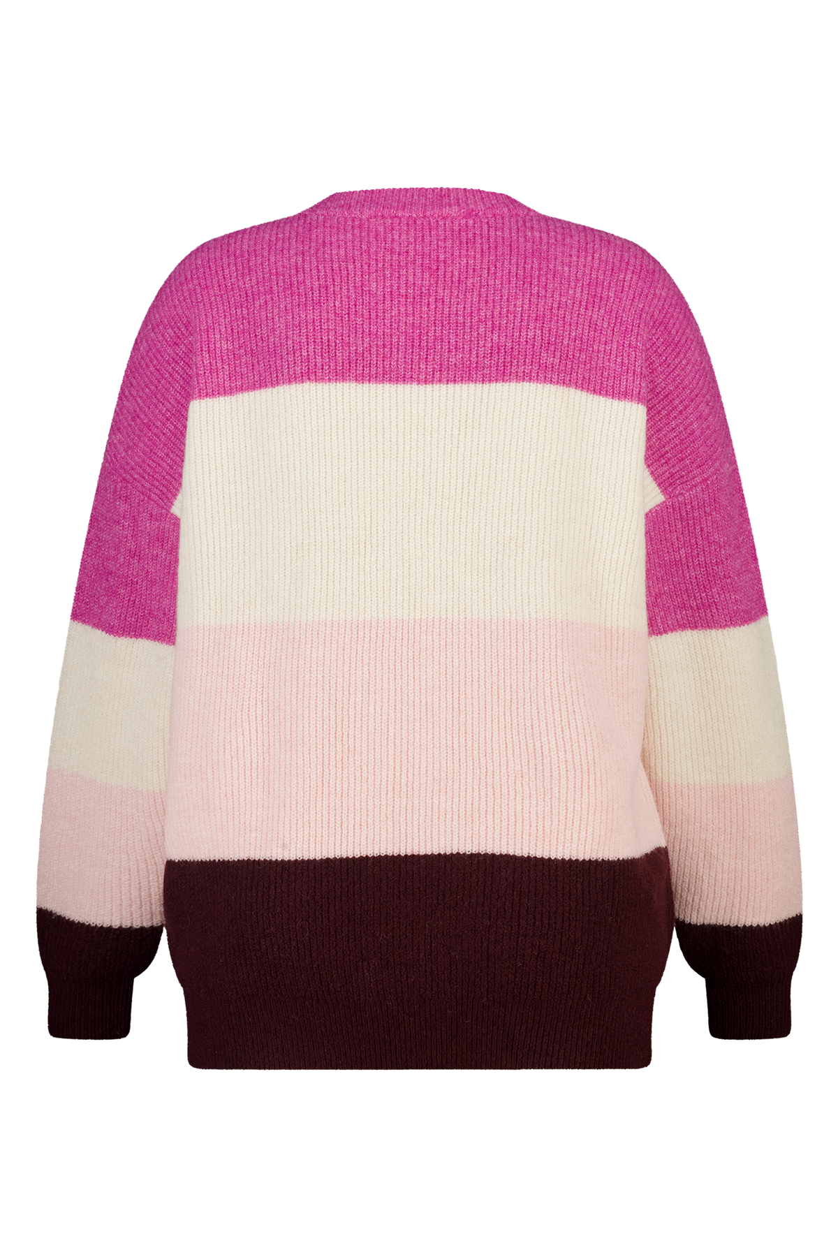 Gebreide trui met uitlopende mouwen Multi Pink
