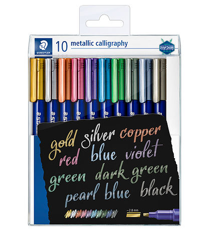 Staedtler Filzstifte - Metallic Calligraphy - 2,8 mm - 10 st.