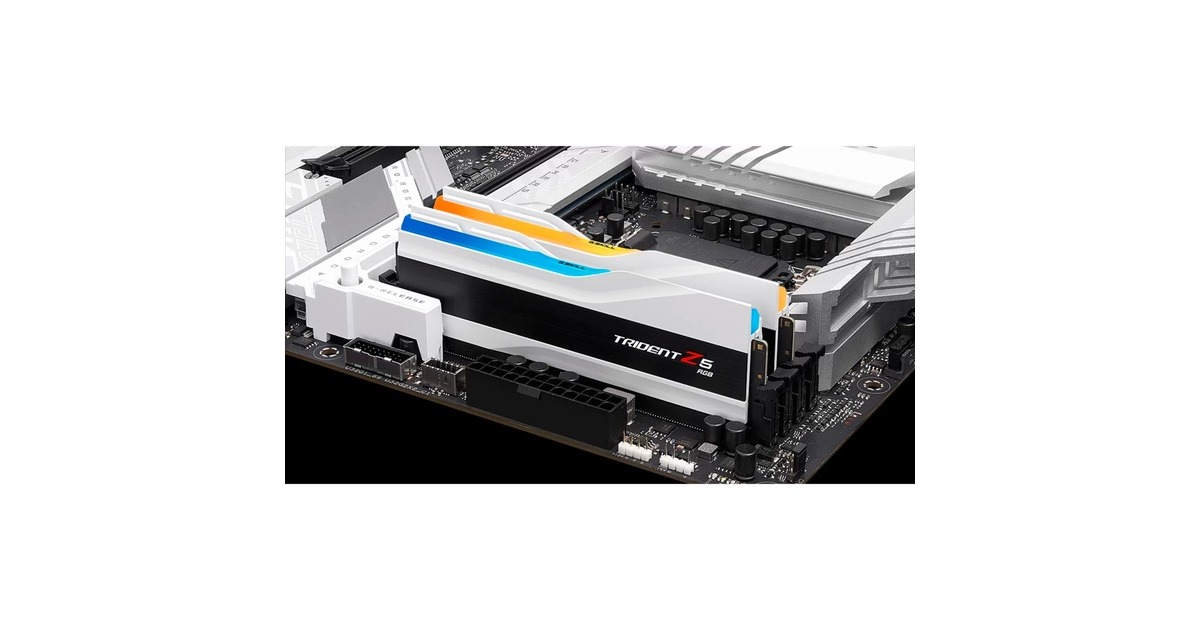 G.Skill64 GB DDR5-6400 Dual-Kit werkgeheugen  (Wit, Trident Z5 RGB, XMP 3.0)