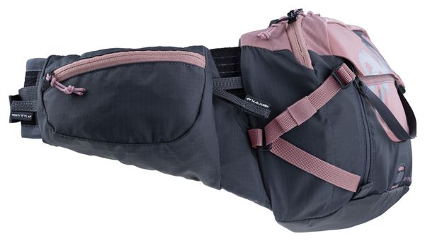 Ceinture Banane VTT Evoc Pro 3 Gris/Rose   Poche à Eau 1.5L