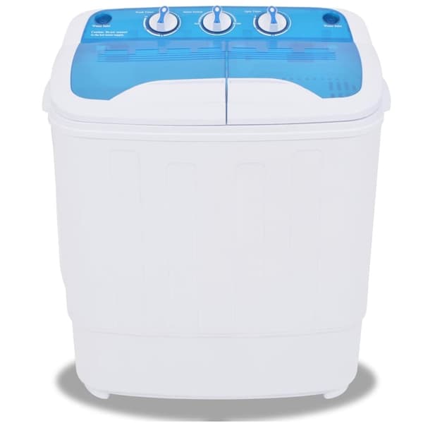 vidaXL Minivaskemaskin tvillingkar 5,6 kg