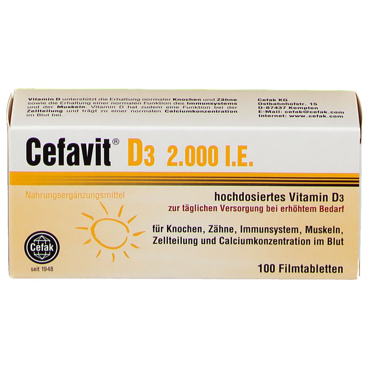 Cefavit® D3 2.000 I.E.