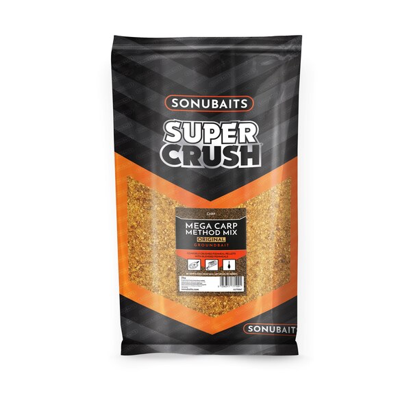 Amorce Sonubaits Supercrush Mega Carp Method Mix Original (2kg)