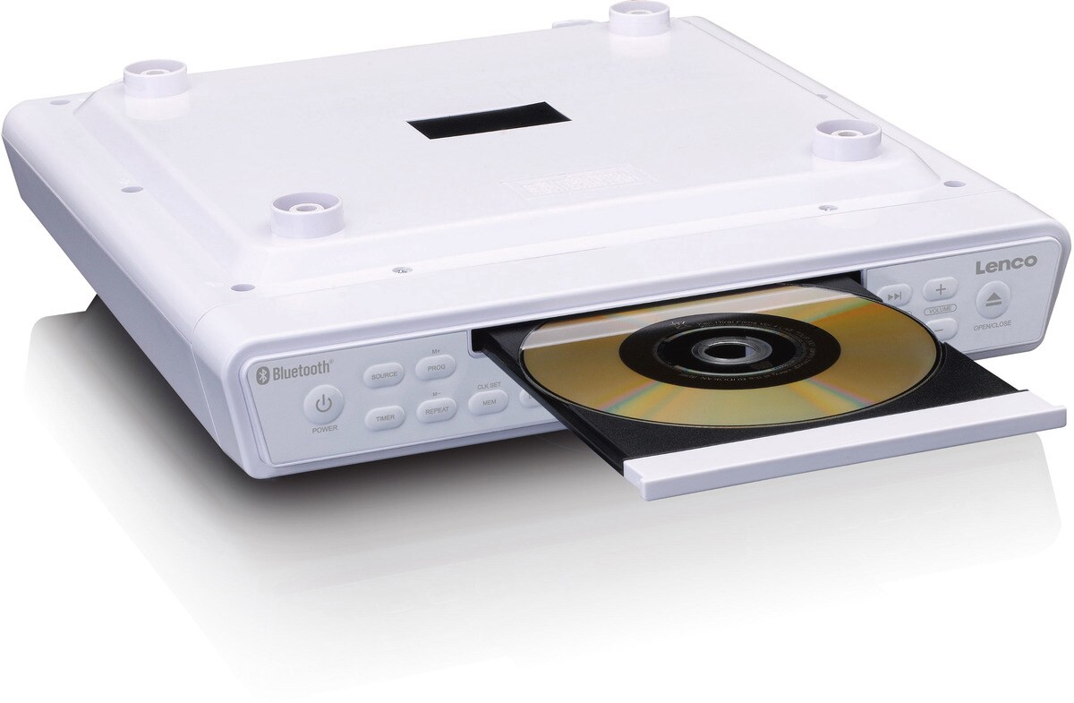 LENCO KCR-150 Küchenradio mit CD-Player, weiß