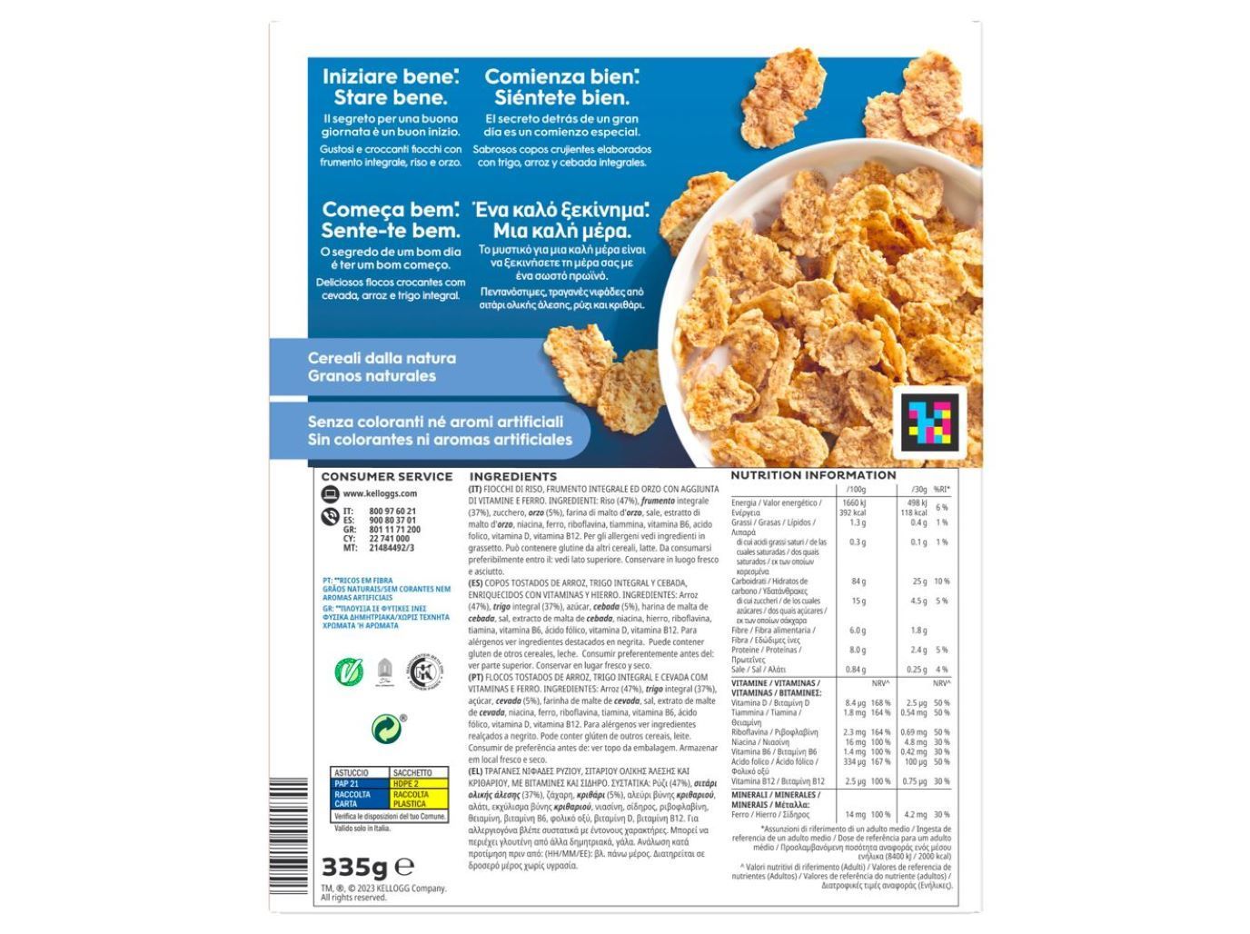 CEREAIS SPECIAL K KELLOGG'S CLÁSSICO 335G