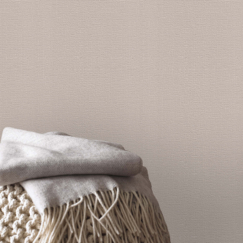 Vliesbehang Textiel taupe 103449