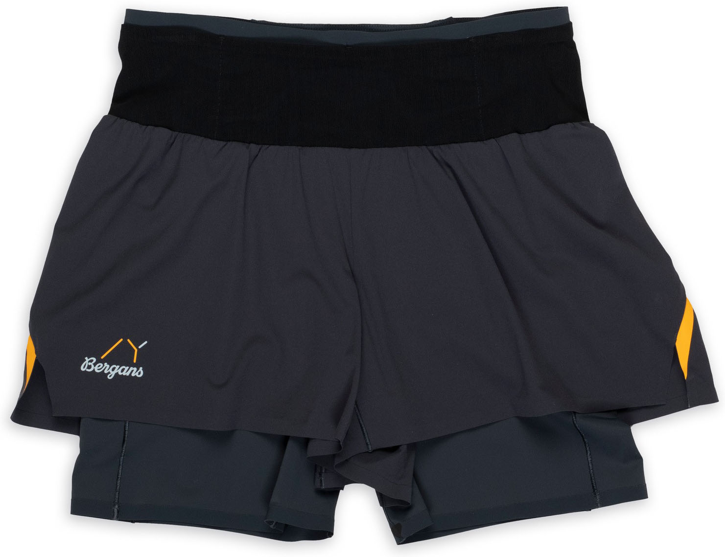 Y LightLine Fast 5'' Shorts Dame Dark Shadow Grey