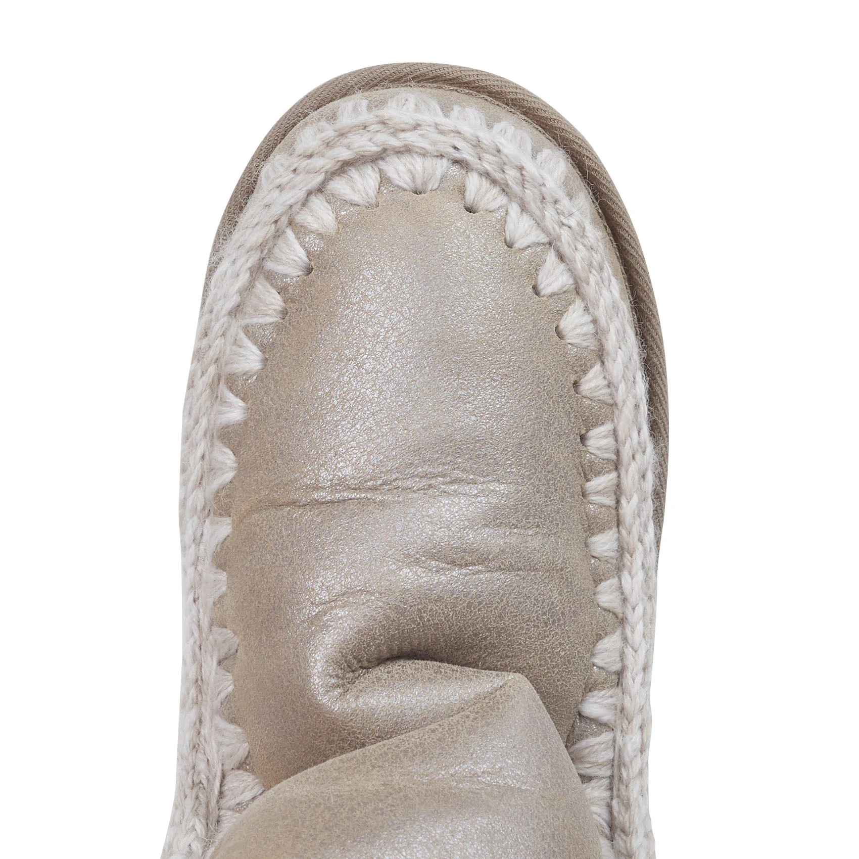 Boots en peau lainée | Beige