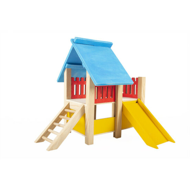 Maison Terrain de jeu Schtroumpfs pour petits rongeurs