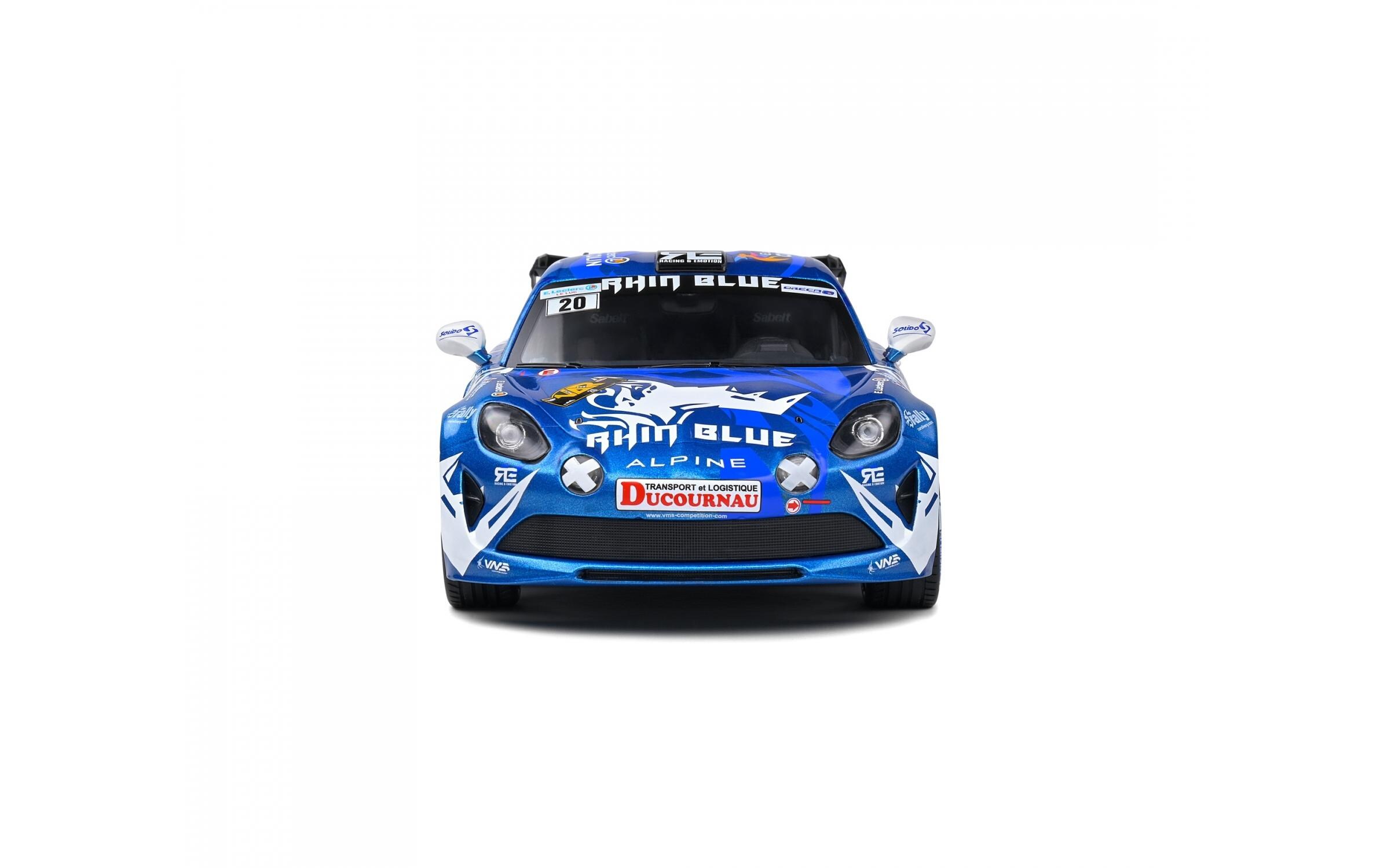 Rennwagen Alpine A110 Rally du Var, 1:18Detailgetreues Modellauto für Sammler im Massstab 1:18