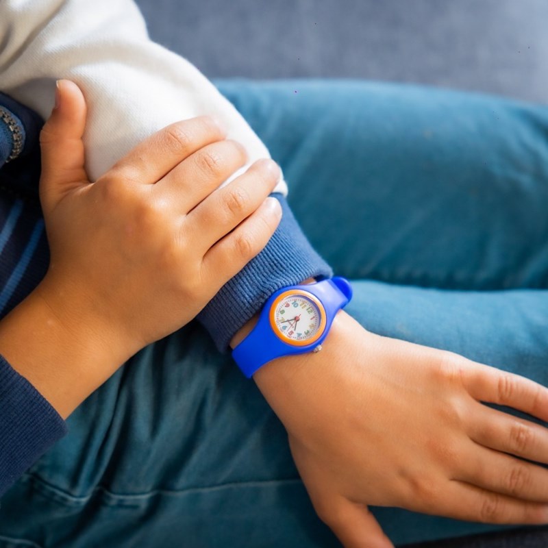 Montre Unisexe CHTIME bracelet Silicone Bleu