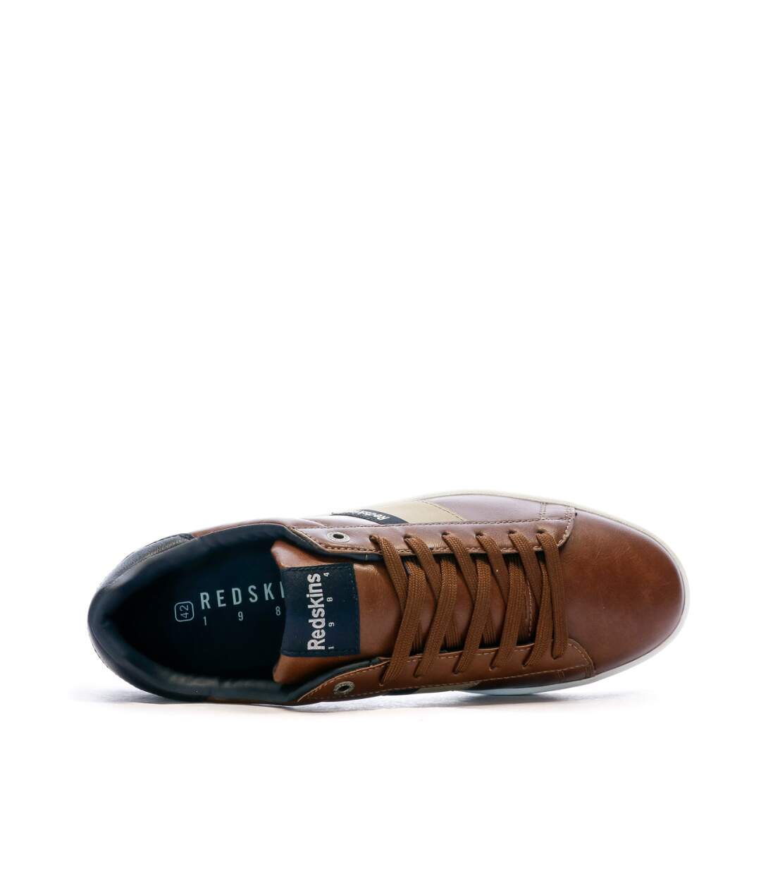 Baskets Marron/Marine Homme Redskins Broken