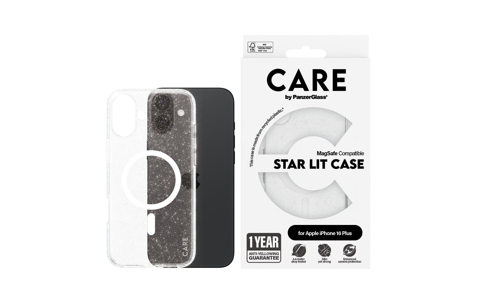 Back Cover Flagship Star Lit iPhone 16 Plus WeissSchutzhülle für das Apple iPhone 16 Plus