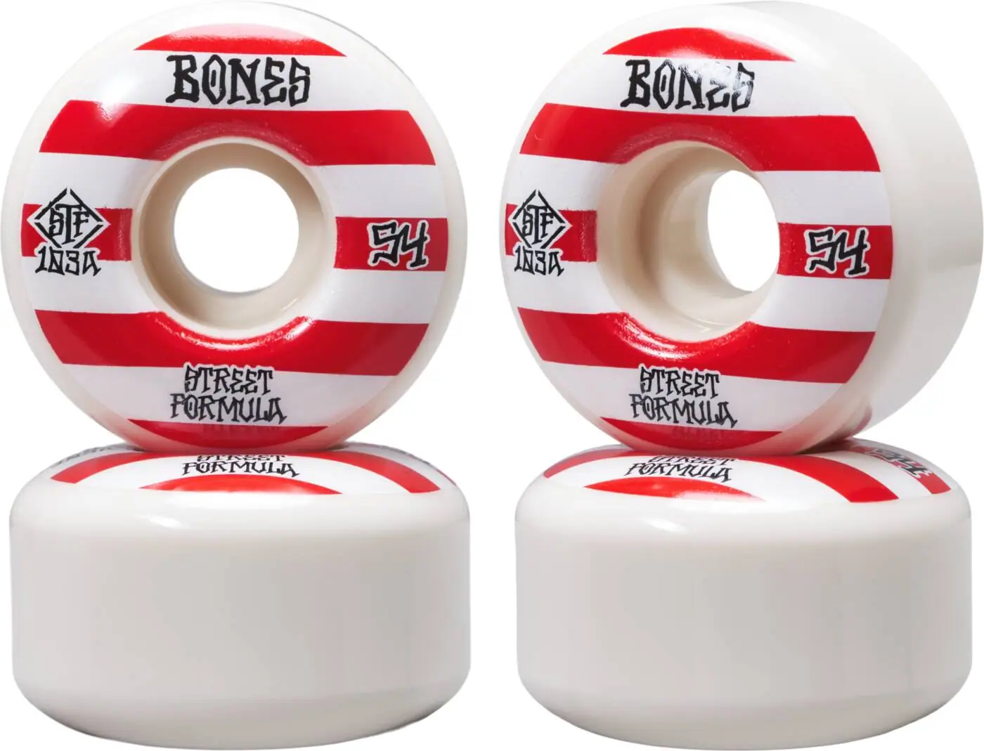 Bones STF V4 Wide Skateboard Hjul 4-Pak | SkatePro