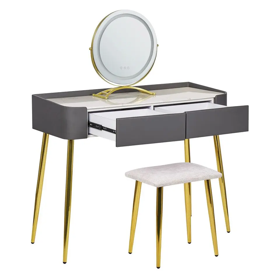 SURIN - Kaptafel - Grijs - MDF