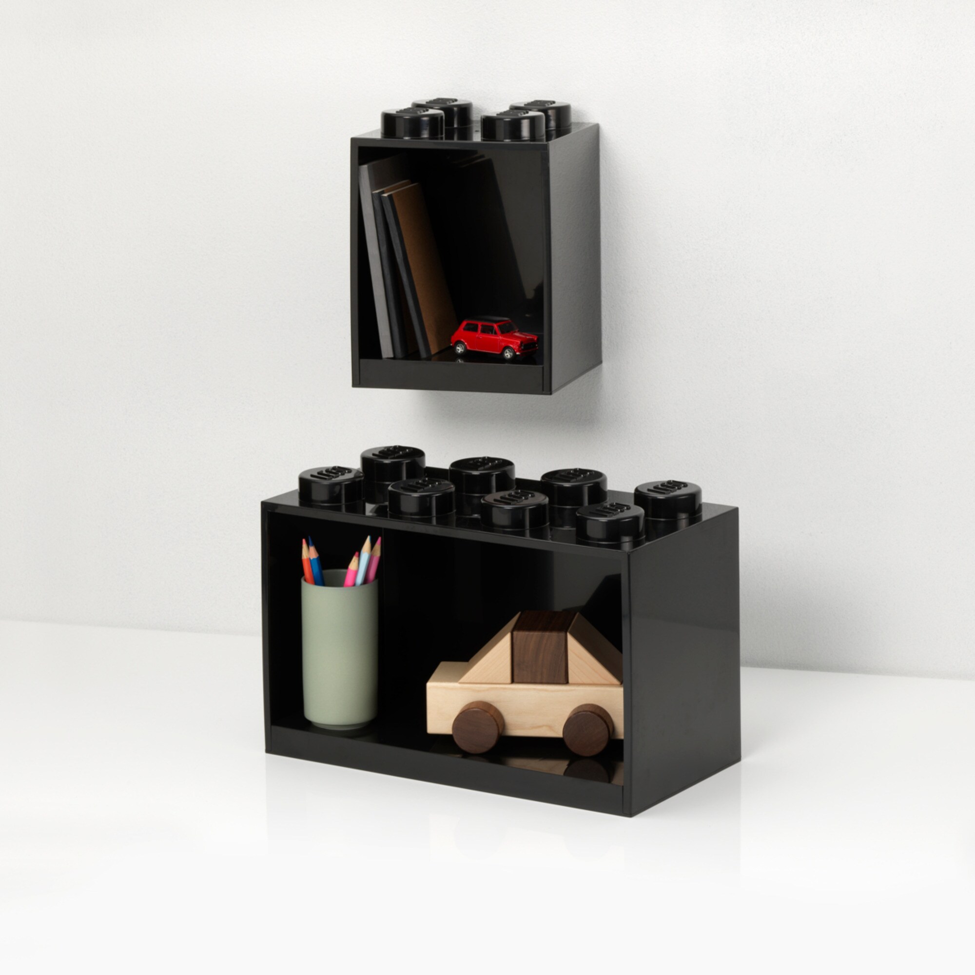 Room Copenhagen Regal LEGO Regal Brick Shelf 8+4, Set