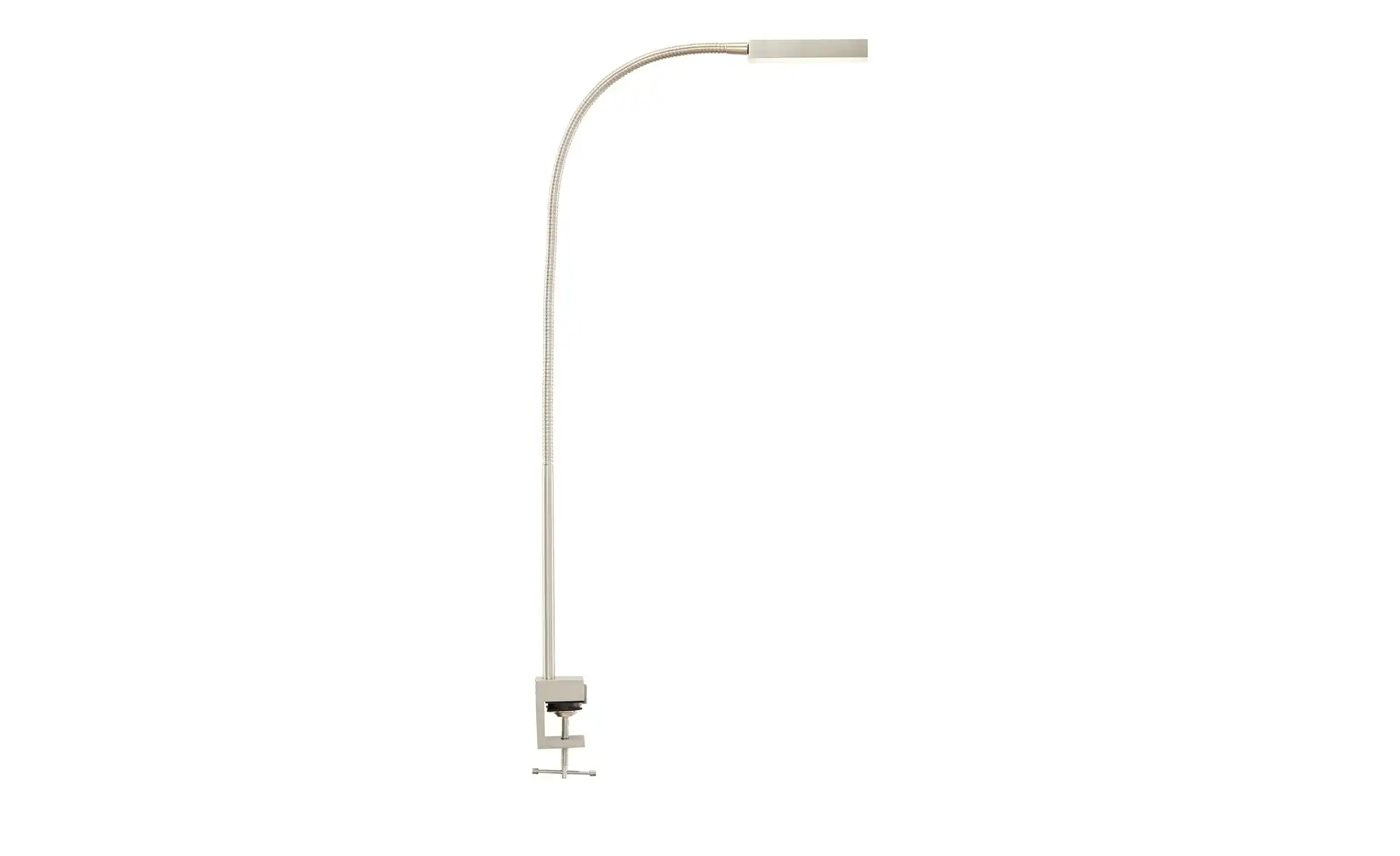 Fischer-Honsel LED-Klemmleuchte, Nickel-matt mit Gestensteuerung