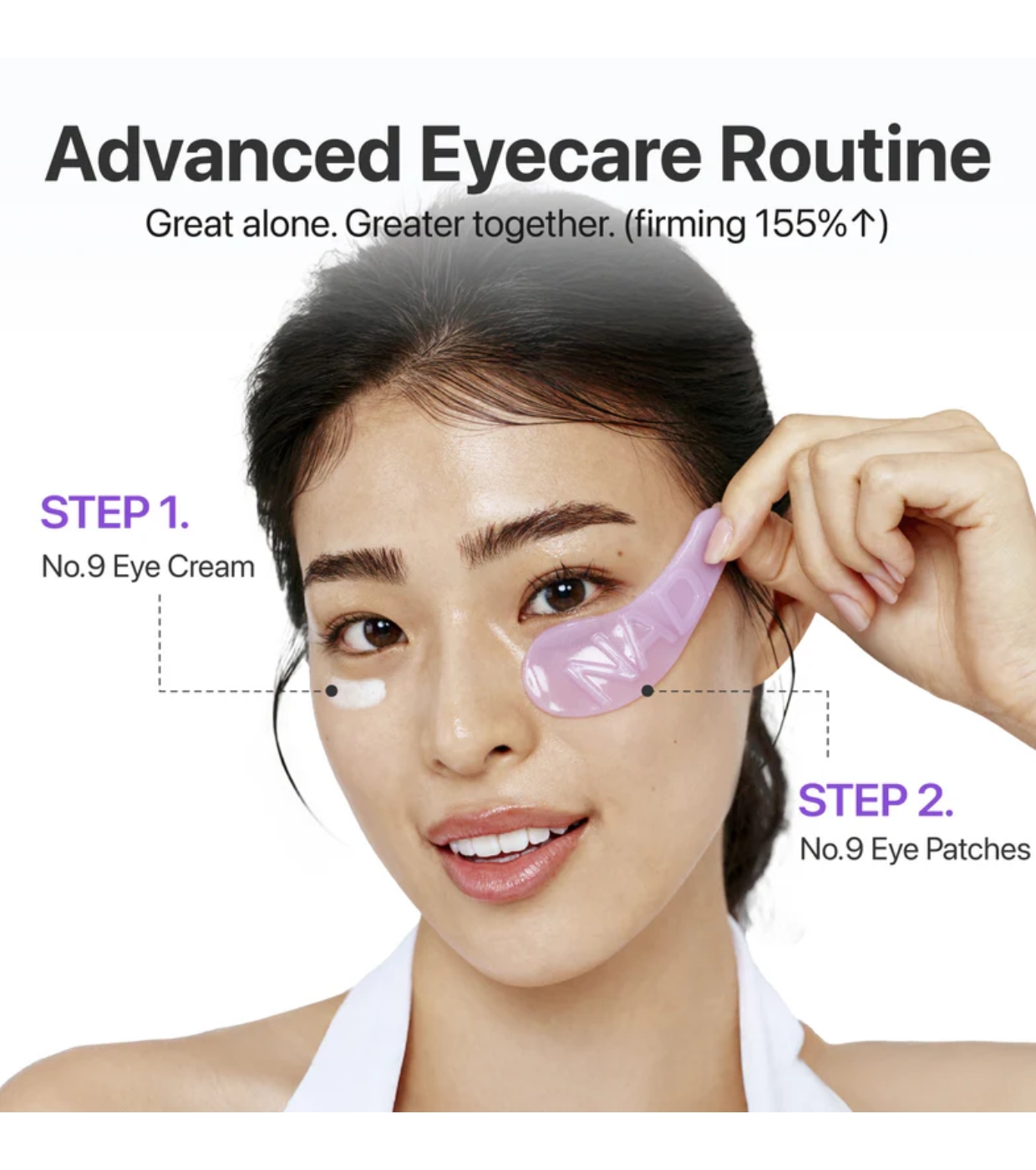 Numbuzin - Adesivos para Contorno dos Olhos No.9 NAD+ Collagen
