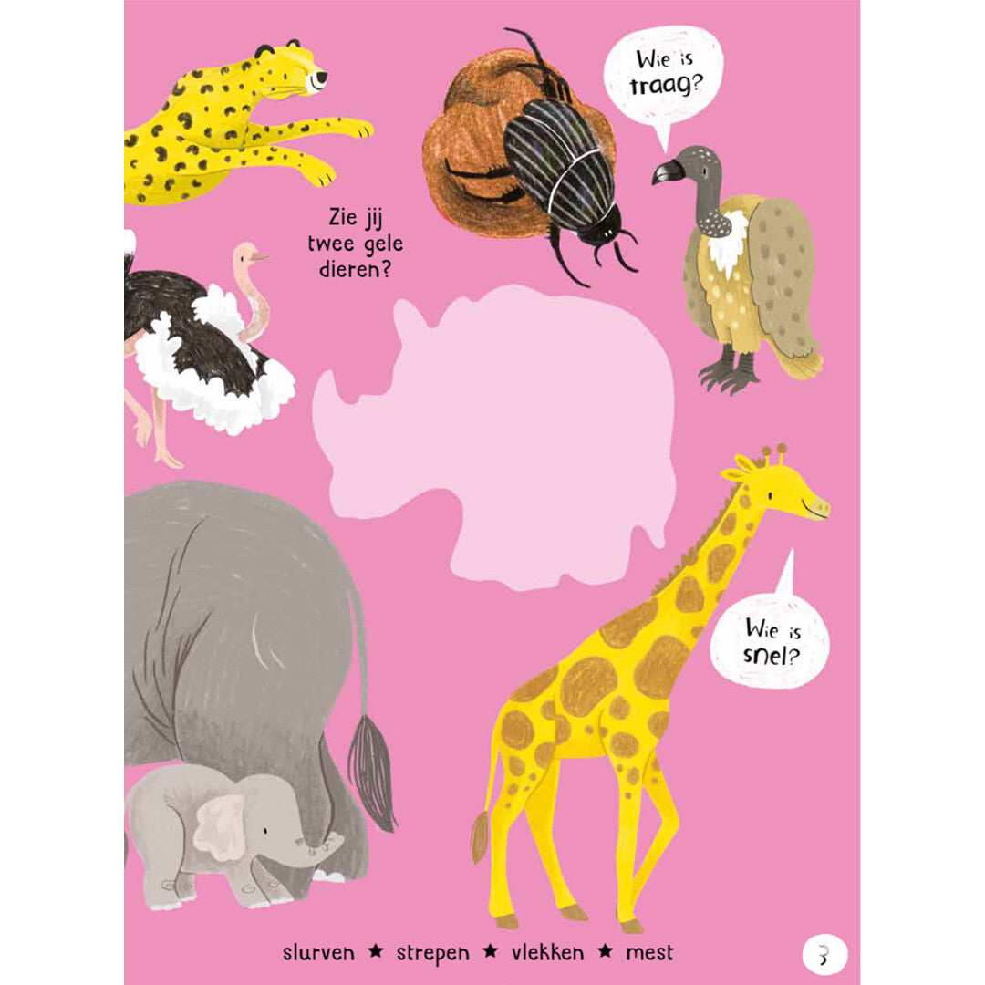 Rebo stickerboek van alles te zien! dieren