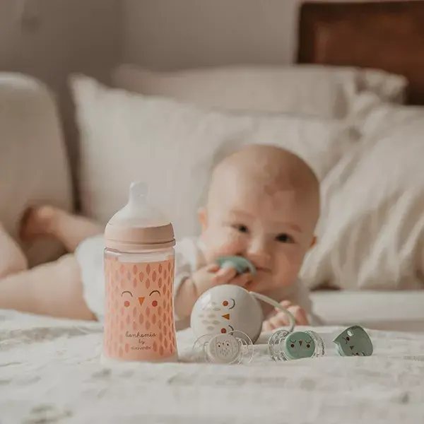 Kit para Bebê Suavinex Bonhomia Recém-Nascido Cinza