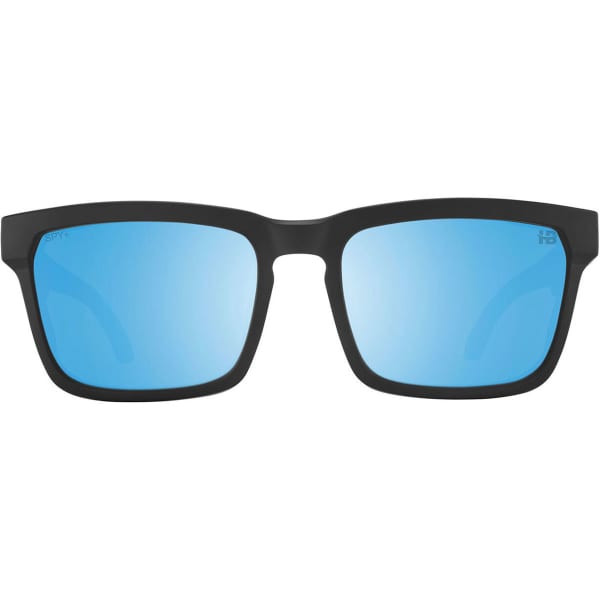 Lunette de soleil lifestyle SPY HELM TECH MATTE BLACK HAPPY BOOST POLAR ICE BLUE MIRROR