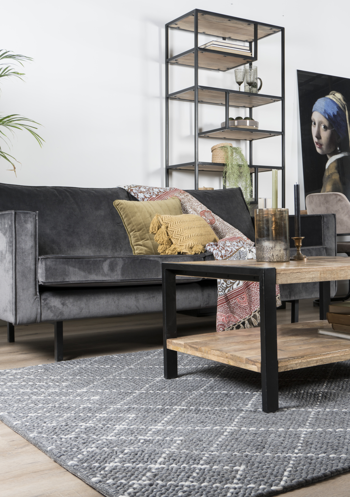 karpet Tess Charcoal 160/230cm