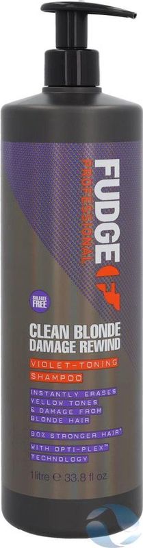 Fudge Clean Blonde Damage Rewind Violet Shampoo 1