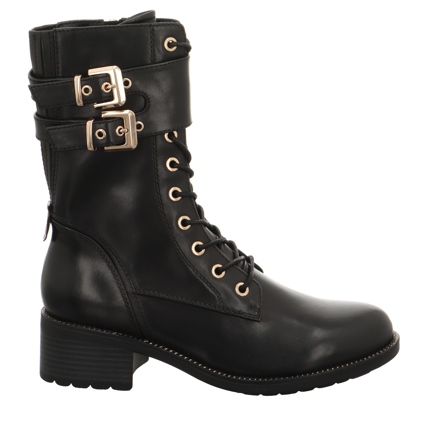 Schnürboots schwarz